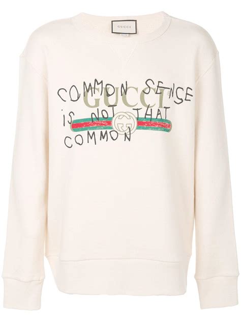 gucci sweater common sense is not that common